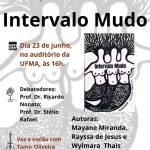 INTERVALO MUDO – Poetas do Curso de Letras UFMA/Bacabal lançam livro coletivo